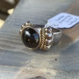 Sterling Silver & Black Onyx Ring